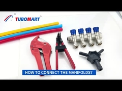 اندازه سفارشی 2-6 راه های برنج Pex لوله کشی چند لایه برای Tubomart