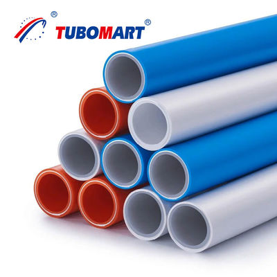 لوله آب سفید قرمز آبی PEX DN 16mm - 32mm لوله های PEX پلی اتیلن متقاطع
