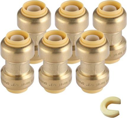 لوازم جانبی لوله کشی آلیاژ مس 10mm/12mm/14mm PEX لوله Reducer اتصال جوشکاری مستقیم