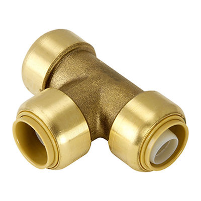 لوله کشی مس میله ای فشرده سازی گاز کوسه 1/2 اینچ اتصال بدون سرب اتصال سریع گاز کوسه Pex فشرده سازی مناسب