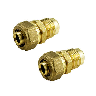 ISO17484-1/AS4176.8 لوازم فشرده سازی Pex گواهی شده برای لوله های Pex Al Pex 18*1/2
