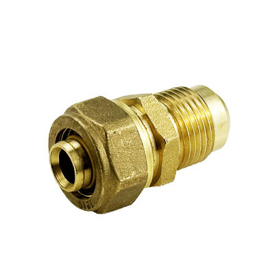 فابریکه OEM فلز گاز فشرده سازی لوازم جانبی برای سیستم لوله کشی لوله های با کیفیت بالا Pex Al Pex