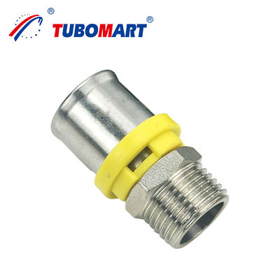Tubomart CW614N لوله های گاز 1/4-4'' PN25 لوله های فشار PEX زرد لوله های گاز