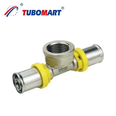 فروش داغ TH + U فیتینگ های مطبوعاتی فولاد ضد زنگ 304 فیتینگ های مردانه برای سیستم لوله گاز آب