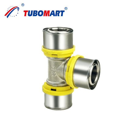 تبرقی 1620mm Pex Al Pex لوله فشرده سازی لوله TH نوع Ss304 آستین فشرده سازی برای لوله کشی Pex