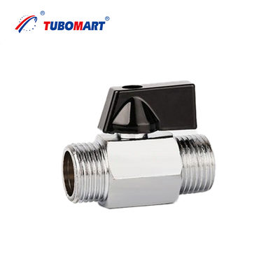 OEM Mini Ball Valve قابل تنظیم قدرت دستی OEM برای آب و روغن درمان رشته مرد و زن برای رسانه های گاز