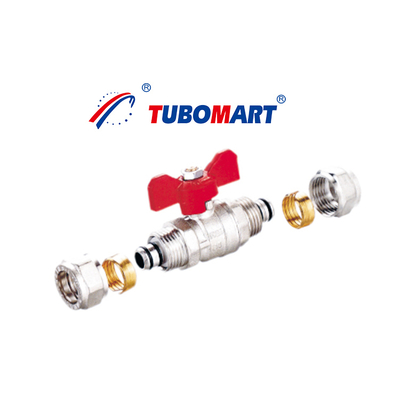 OEM Square Butterfly Ball Valve با گواهینامه ISO 9001/SAI GLOBAL AS4617 و کد مربع سر