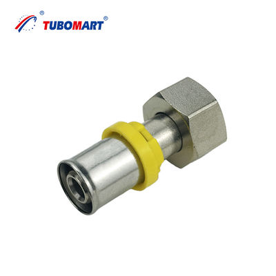 OEM PEX-AL Crimp Fittings EQUAL and UNEQUAL ELBOW UNION for Plastic Gas & Water PEX Composition Pipes - ISO9001/ISO17484