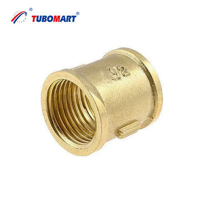 راه حل های لوله کشی آب نیپل دو سر مادگی برنجی مستقیم کاهنده مستقیم کارخانه مستقیم OEM TUBOMART